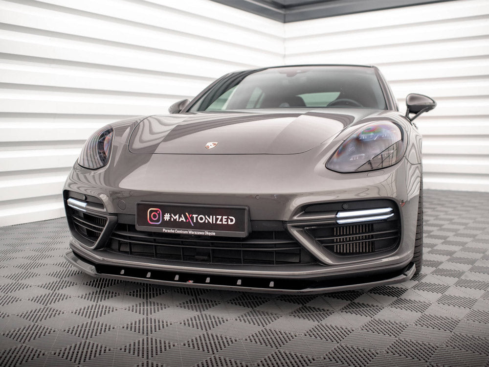 Front Splitter V.1 compatible with Porsche Panamera Turbo S E-Hybrid