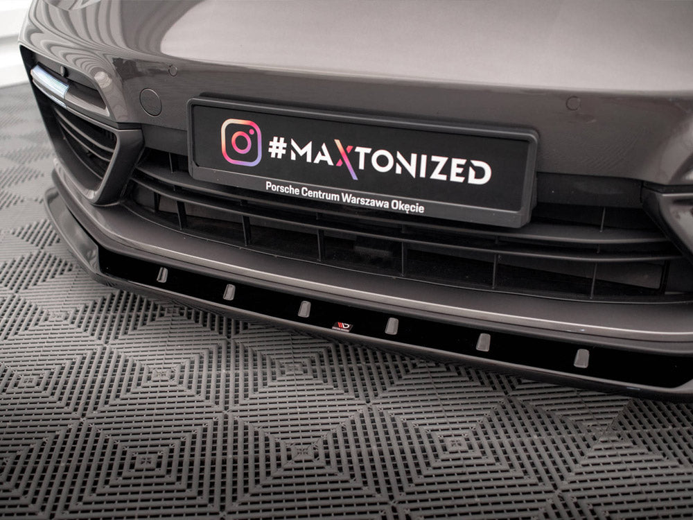 Front Splitter V.1 compatible with Porsche Panamera Turbo S E-Hybrid