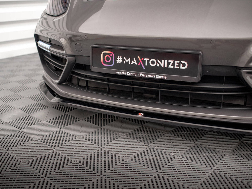 Front Splitter V.2 compatible with Porsche Panamera Turbo S E-Hybrid