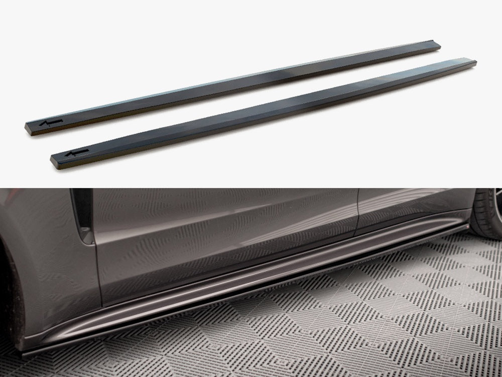 Side Skirt Diffusers V.1 compatible with Porsche Panamera Turbo S E-Hybrid / Panamera E-Hybrid / Panamera 4S 971