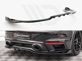 MAXTON DESIGN Central Rear Splitter (Vertical Bars) Porsche 911 Turbo S 992