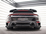 MAXTON DESIGN Central Rear Splitter (Vertical Bars) Porsche 911 Turbo S 992