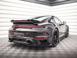 MAXTON DESIGN Central Rear Splitter (Vertical Bars) Porsche 911 Turbo S 992