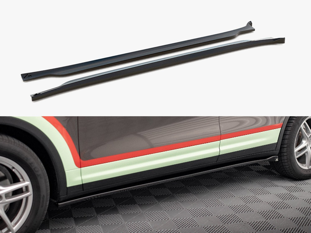 Side Skirts Diffusers compatible with Porsche Cayenne Mk2