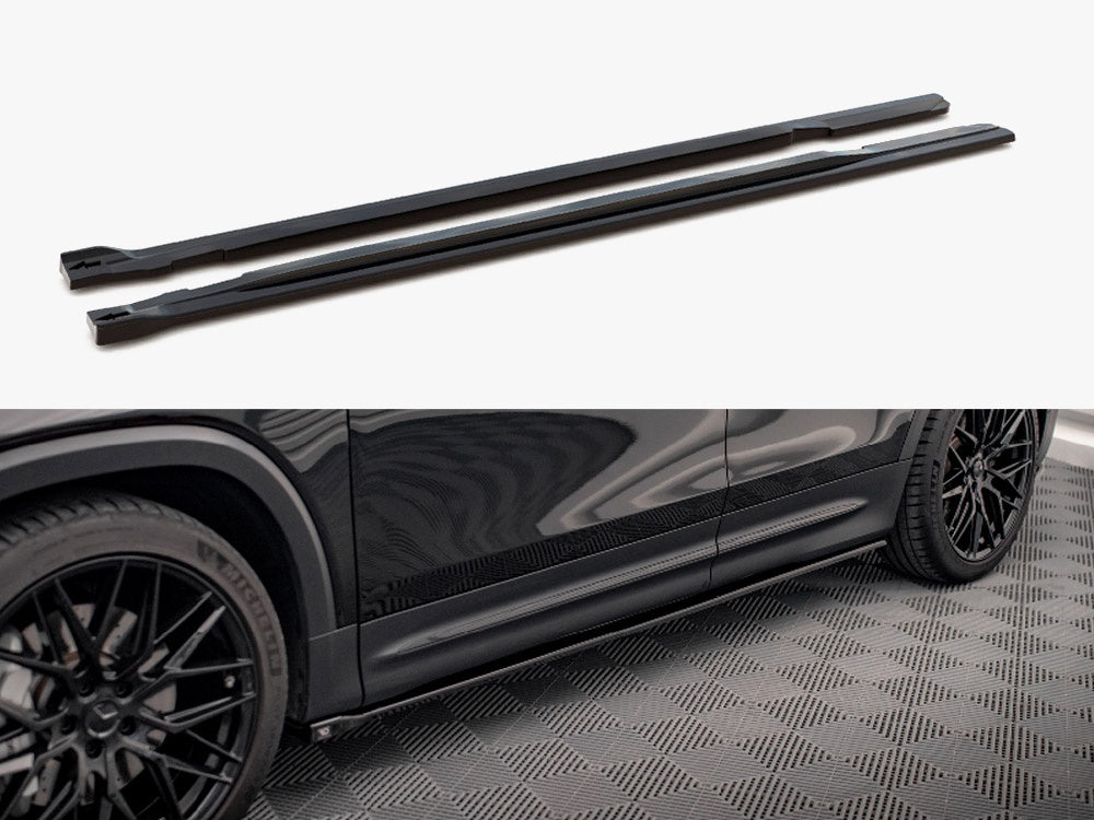 Side Skirt Diffusers compatible with Mercedes-AMG GLB 35 / AMG Line X247
