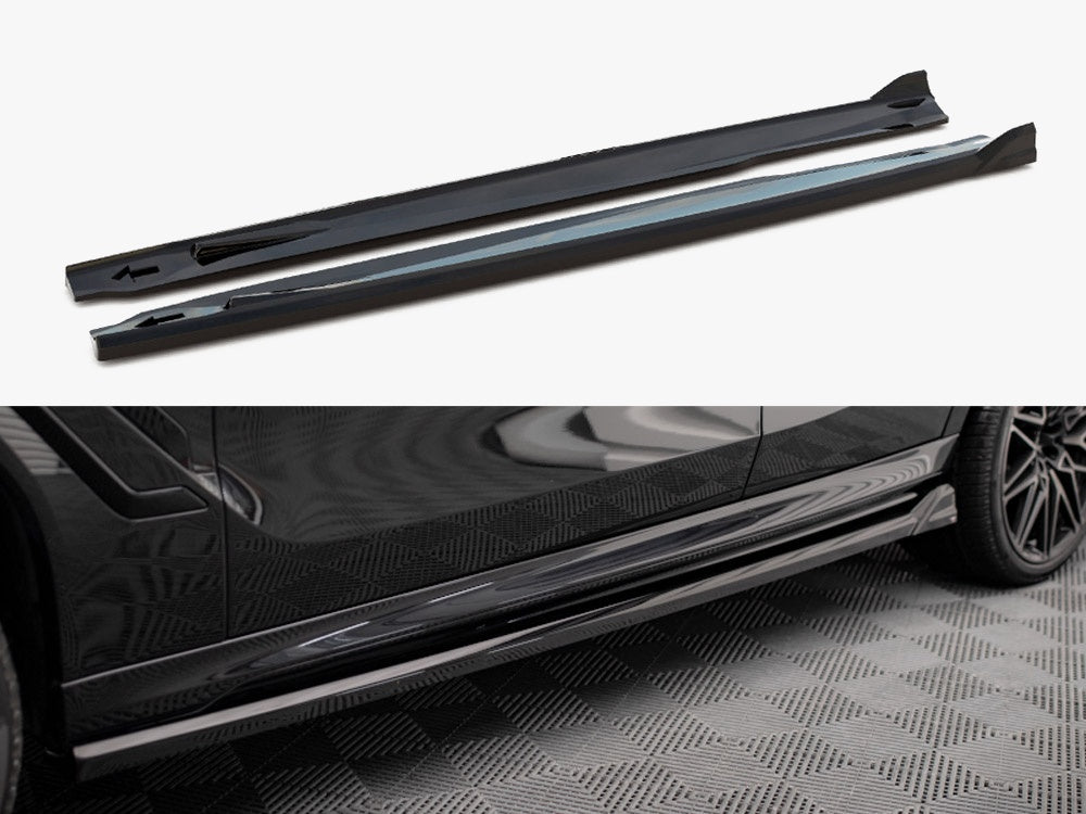 Side Skirts Diffusers compatible with BMW X6 M F96 / X6 M-Pack G06