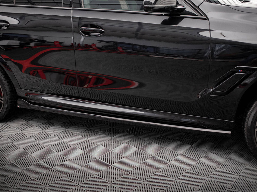 Side Skirts Diffusers compatible with BMW X6 M F96 / X6 M-Pack G06