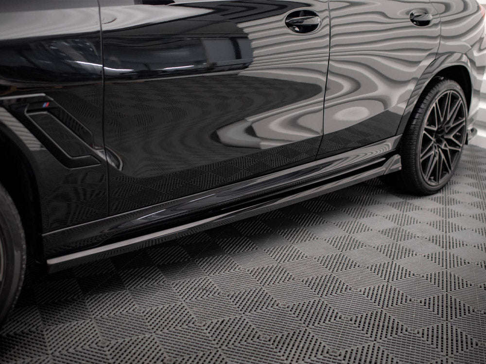 Side Skirts Diffusers compatible with BMW X6 M F96 / X6 M-Pack G06