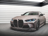 Carbon Fiber Front Splitter V.2 compatible with BMW M4 G82 / G82 Facelift