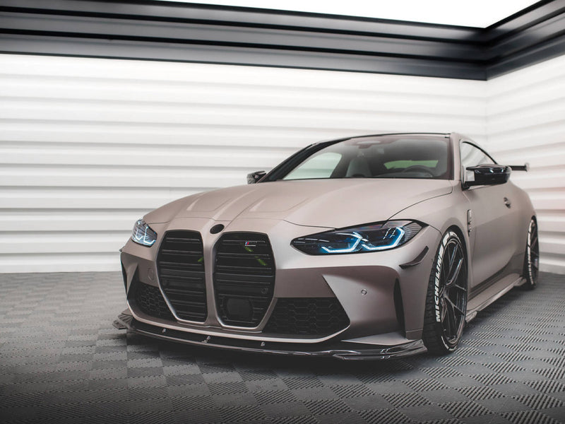 MAXTON DESIGN Carbon Fiber Front Splitter V.2 BMW M4 G82 / M3 G80