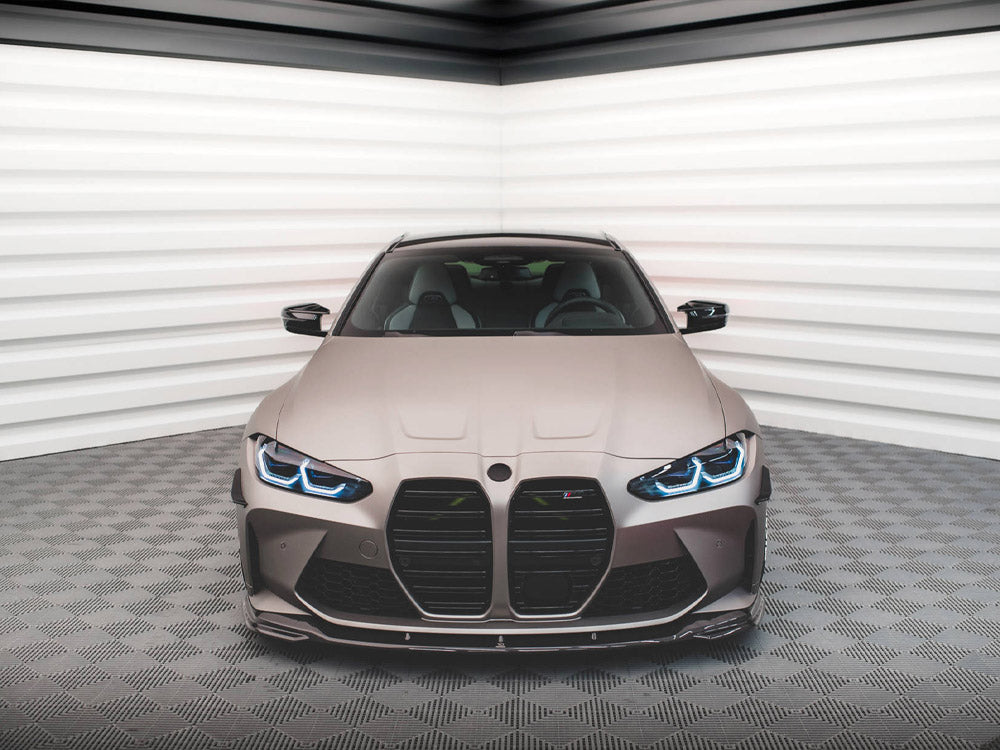 Carbon Fiber Front Splitter V.2 compatible with BMW M4 G82 / G82 Facelift