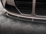 Carbon Fiber Front Splitter V.2 compatible with BMW M4 G82 / G82 Facelift