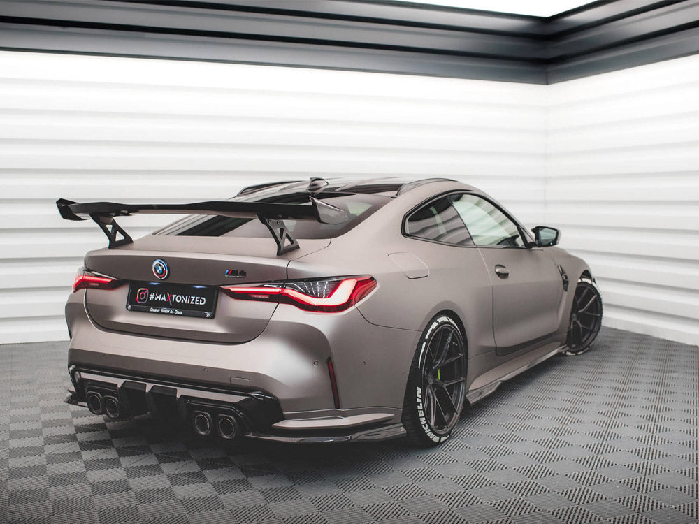 Carbon Fiber Rear Side Splitters compatible with BMW M4 G82 / G82 Facelift