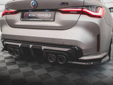 Carbon Fiber Rear Side Splitters compatible with BMW M4 G82 / G82 Facelift