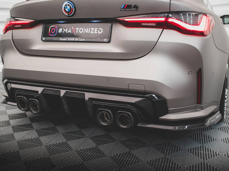 MAXTON DESIGN Carbon Fiber Rear Side Splitters BMW M4 G82
