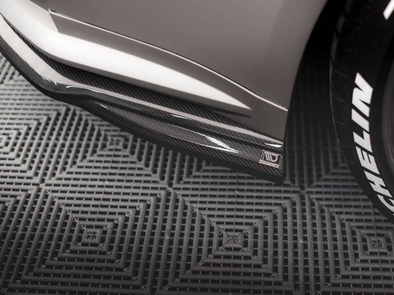 MAXTON DESIGN Carbon Fiber Rear Side Splitters BMW M4 G82