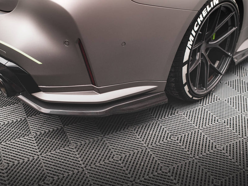 MAXTON DESIGN Carbon Fiber Rear Side Splitters BMW M4 G82