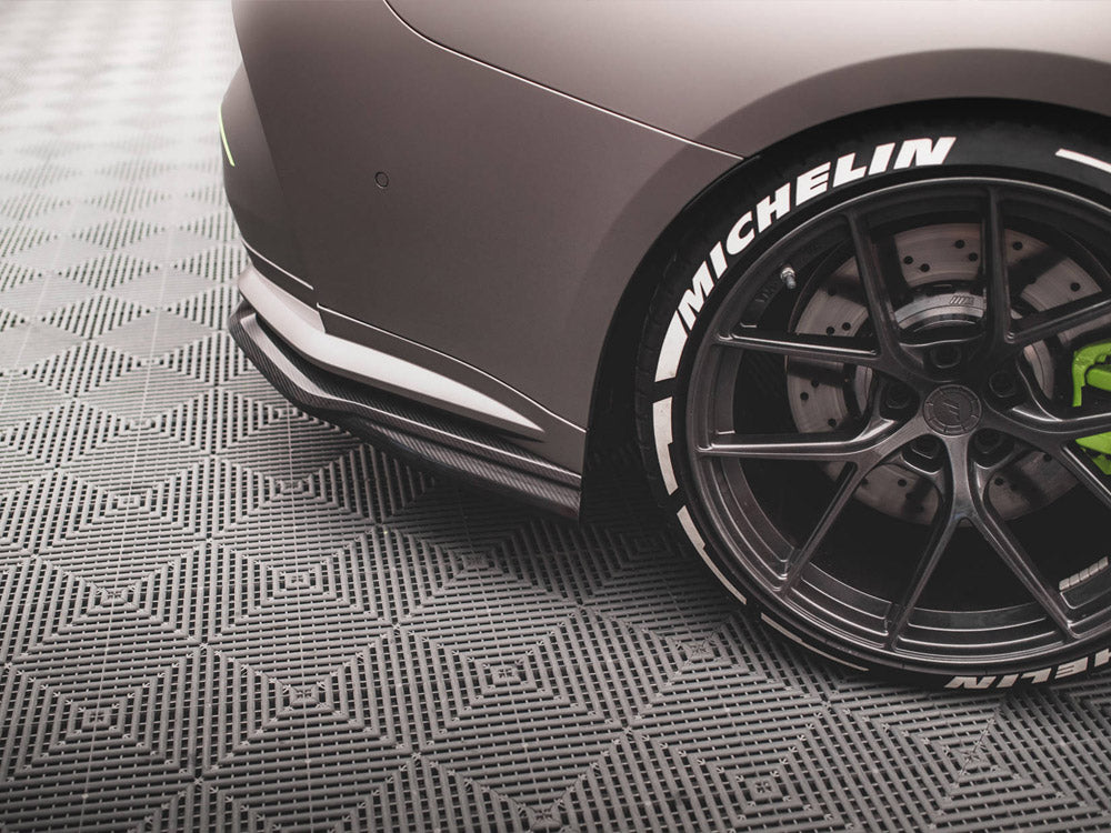 Carbon Fiber Rear Side Splitters compatible with BMW M4 G82 / G82 Facelift