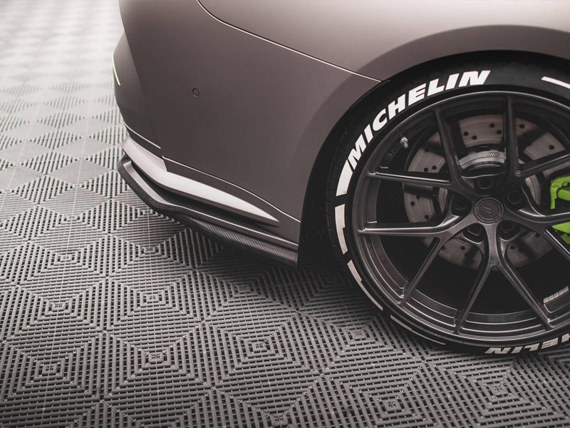 MAXTON DESIGN Carbon Fiber Rear Side Splitters BMW M4 G82