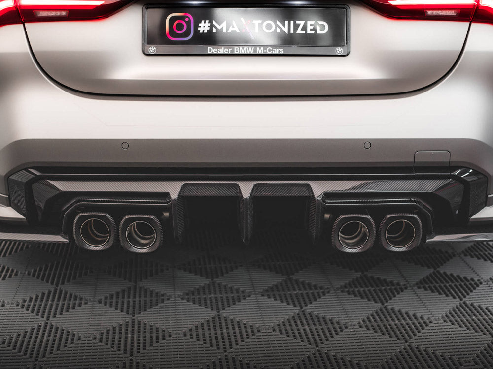 MAXTON DESIGN Carbon Fiber Rear Diffuser BMW M4 G82 / M3 G80