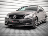 Front Splitter V.2 compatible with Mercedes-Benz C Coupe / Sedan / Estate AMG Line C204 / W204 Facelift / S204 Facelift