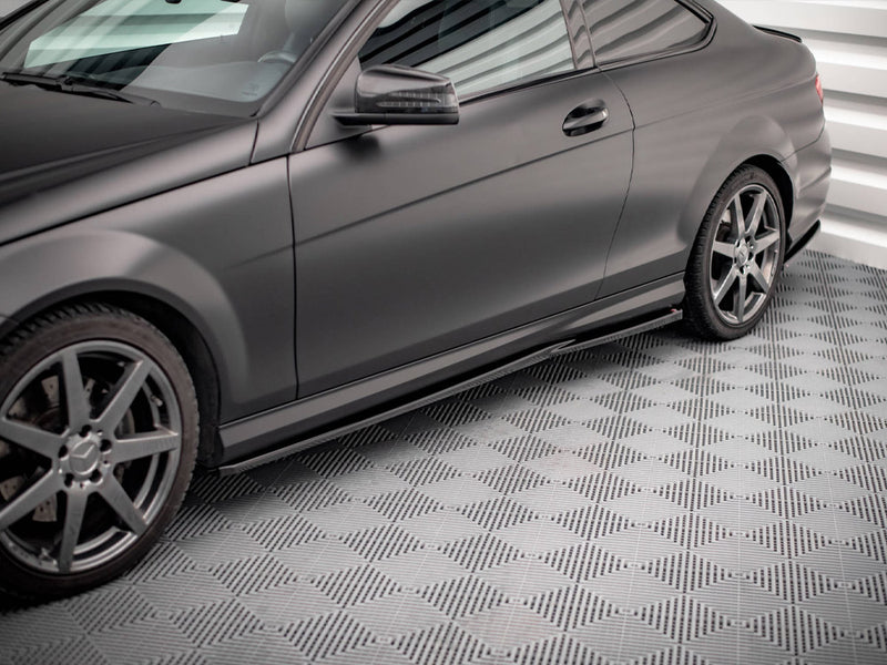 Side Skirts Diffusers Mercedes C Coupe AMG-Line C204