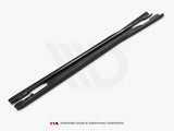 Side Skirts Diffusers compatible with Mercedes-Benz C Coupe / Sedan / Estate AMG Line C204 / W204 Facelift / S204 Facelift