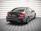 Rear Side Splitters compatible with Mercedes-Benz C Coupe / Sedan / Estate AMG Line C204 / W204 Facelift / S204 Facelift