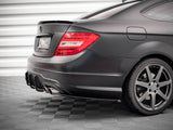 Rear Side Splitters compatible with Mercedes-Benz C Coupe / Sedan / Estate AMG Line C204 / W204 Facelift / S204 Facelift