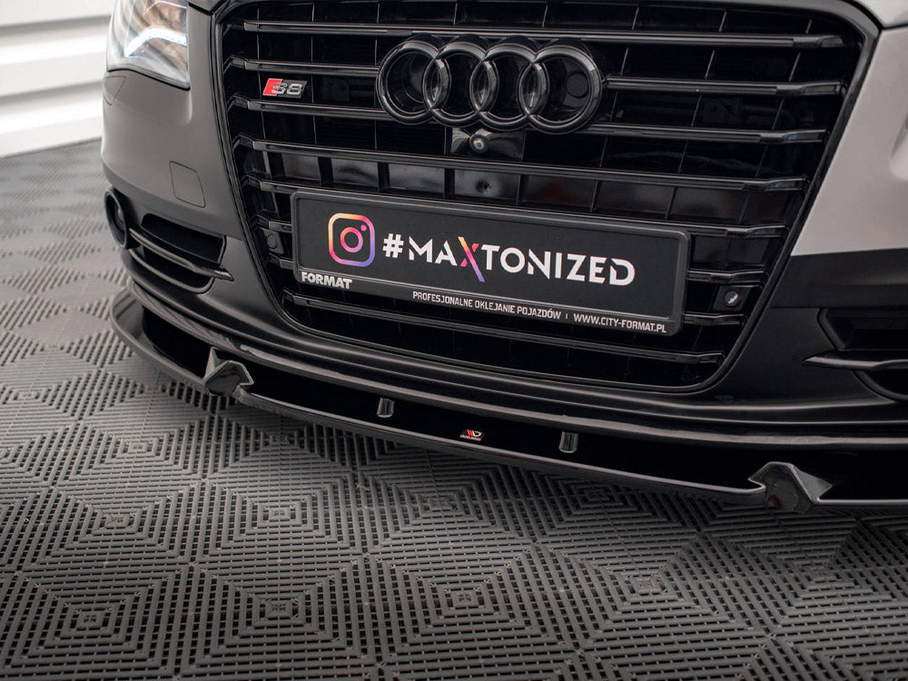 Front Splitter V.2 compatible with Audi S8 D4
