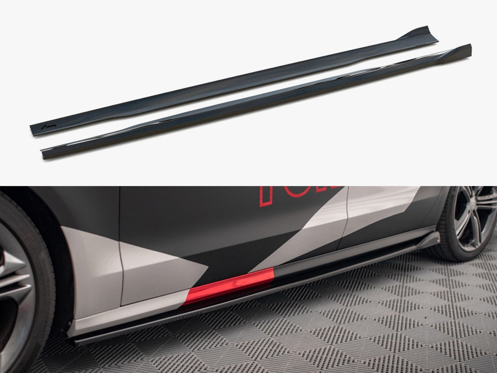 Side Skirts Diffusers V.2 compatible with Audi S8 D4