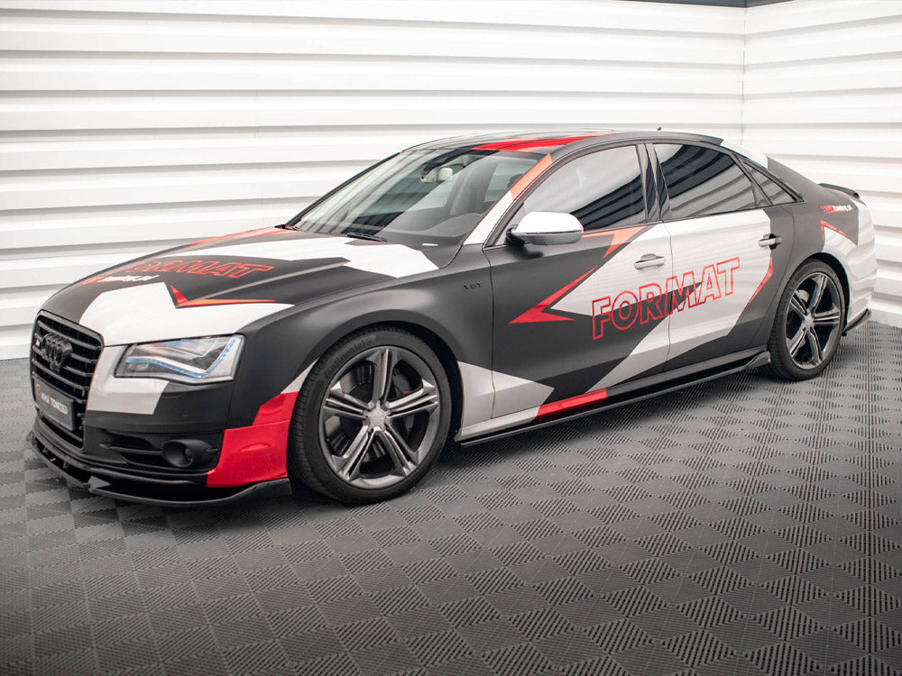 Side Skirts Diffusers V.2 compatible with Audi S8 D4