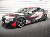 Side Skirts Diffusers V.2 compatible with Audi S8 D4