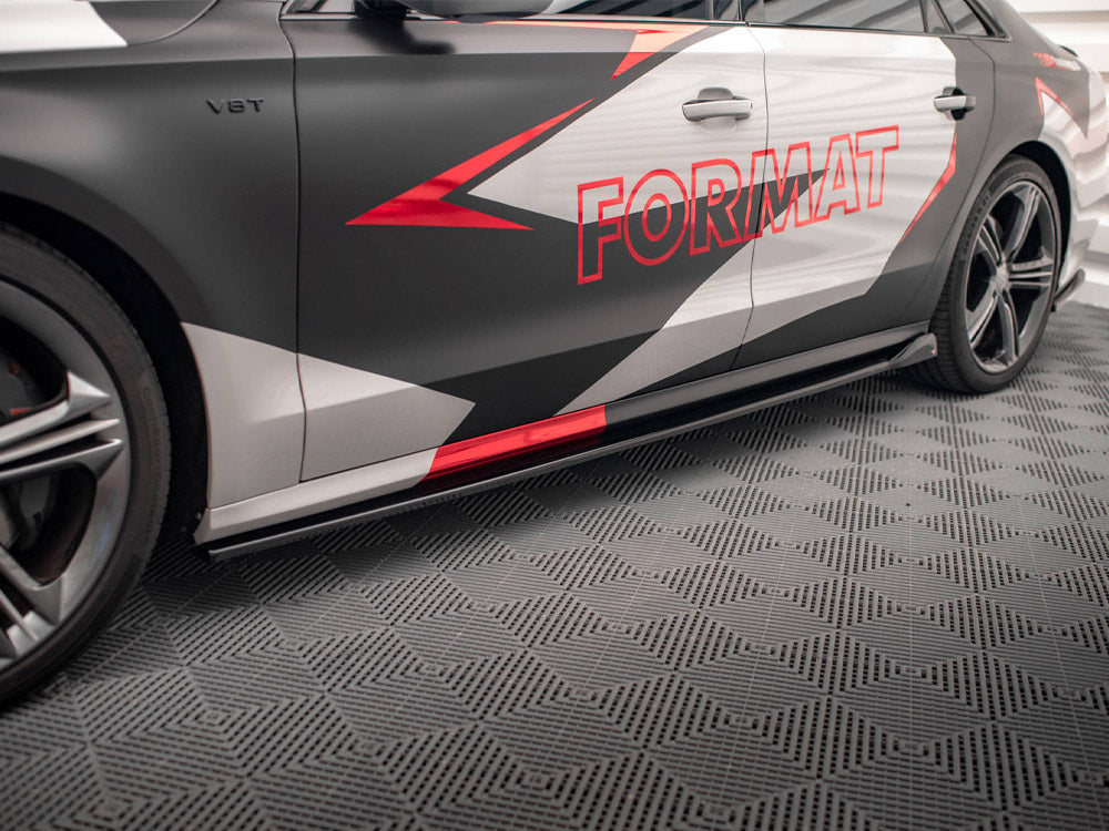 Side Skirts Diffusers V.2 compatible with Audi S8 D4