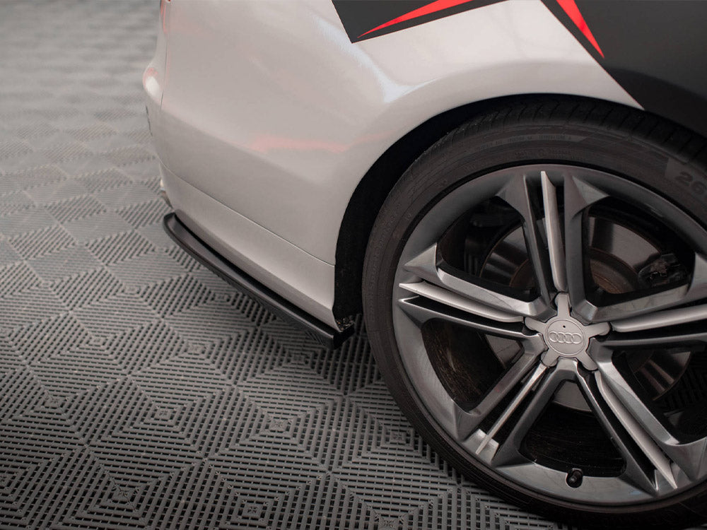 Rear Side Splitters compatible with Audi S8 D4