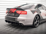 Street Pro Rear Diffuser compatible with Audi S8 D4