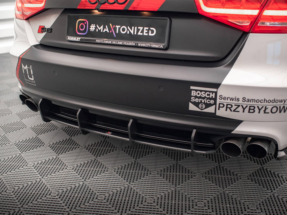 Street Pro Rear Diffuser compatible with Audi S8 D4