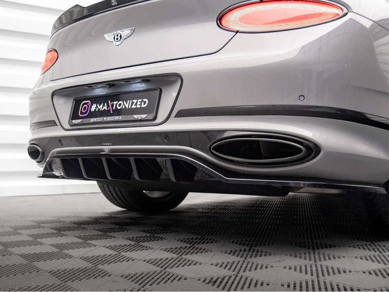 MAXTON DESIGN Central Rear Splitter (Vertical Bars) Bentley Continental GT Mk3