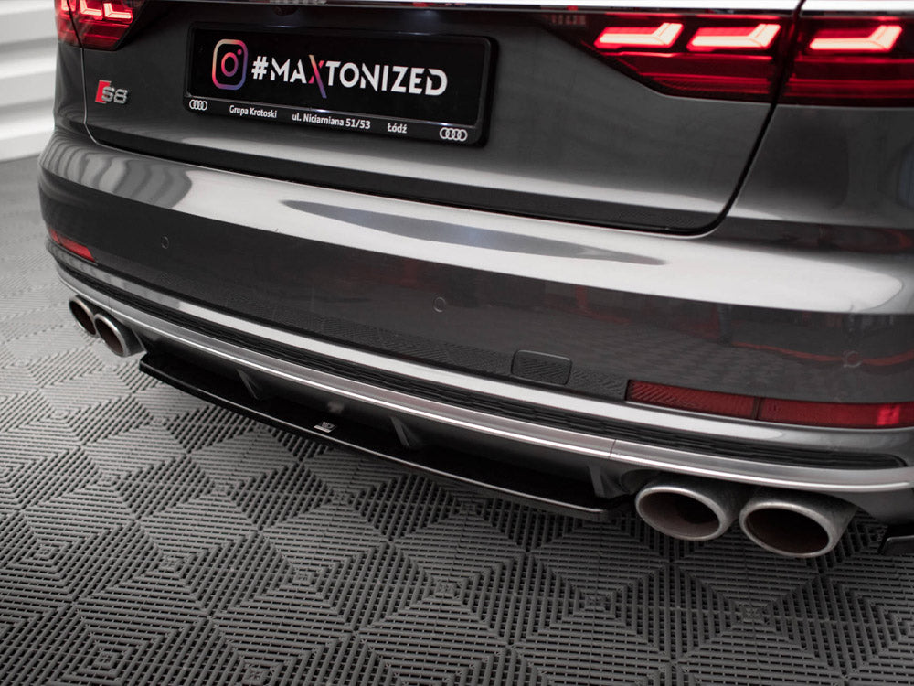 Central Rear Splitter compatible with Audi S8 D5