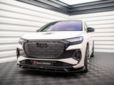 Front Splitter V.2 compatible with Audi Q4 e-tron Sportback Mk1