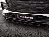 Front Splitter V.2 compatible with Audi Q4 e-tron Sportback Mk1