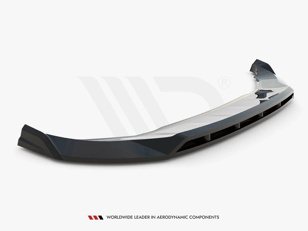 Front Splitter V.2 compatible with Audi Q4 e-tron Sportback Mk1