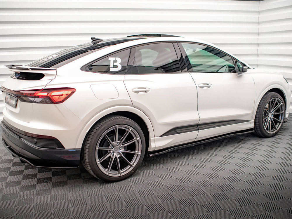 Side Skirts Diffusers compatible with Audi Q4 e-tron Sportback Mk1