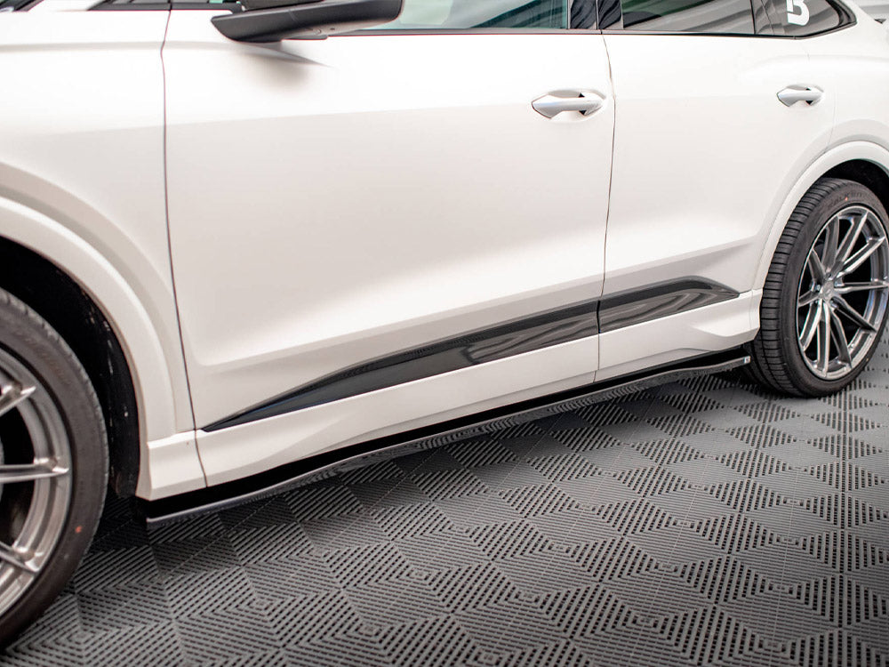 Side Skirts Diffusers compatible with Audi Q4 e-tron Sportback Mk1
