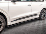 Side Skirts Diffusers compatible with Audi Q4 e-tron Sportback Mk1