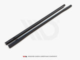 Side Skirts Diffusers compatible with Audi Q4 e-tron Sportback Mk1