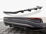 Rear Splitter (Vertical Bars) compatible with Audi Q4 e-tron Sportback S Line Mk1