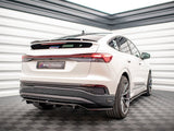 MAXTON DESIGN Central Rear Splitter (Vertical Bars) Audi Q4 e-Tron Sportback Mk1