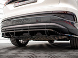 Rear Splitter (Vertical Bars) compatible with Audi Q4 e-tron Sportback S Line Mk1