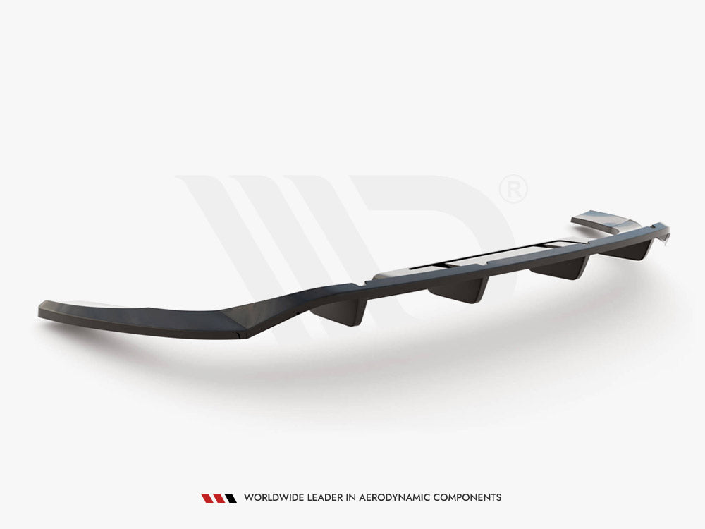 Rear Splitter (Vertical Bars) compatible with Audi Q4 e-tron Sportback S Line Mk1